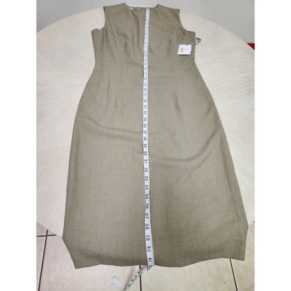 Tavora Women's $172 Milano Taupe Sheath Office Business Dress Women's Size 6 - Picture 8 of 11